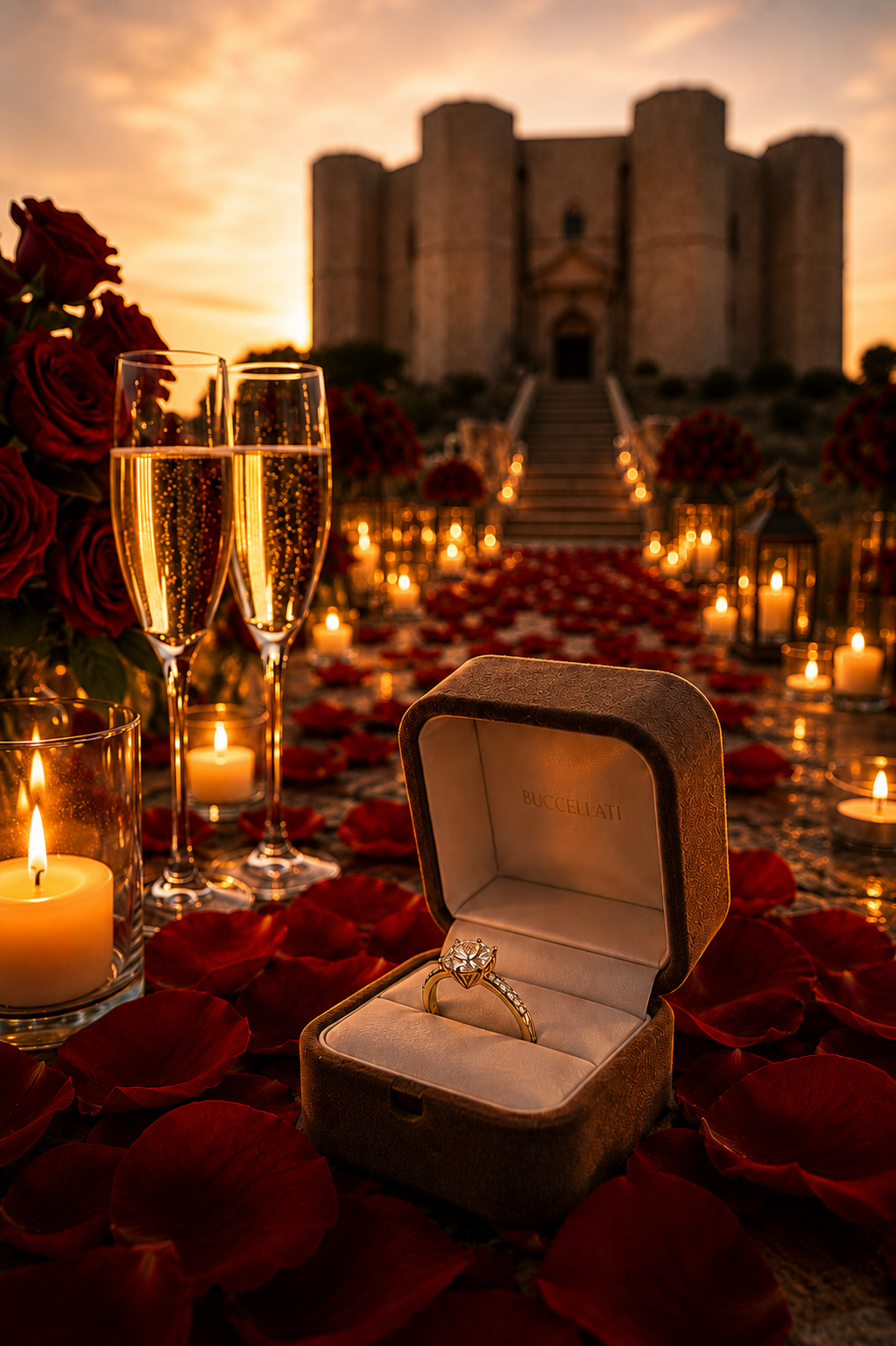 Engagement ring detail